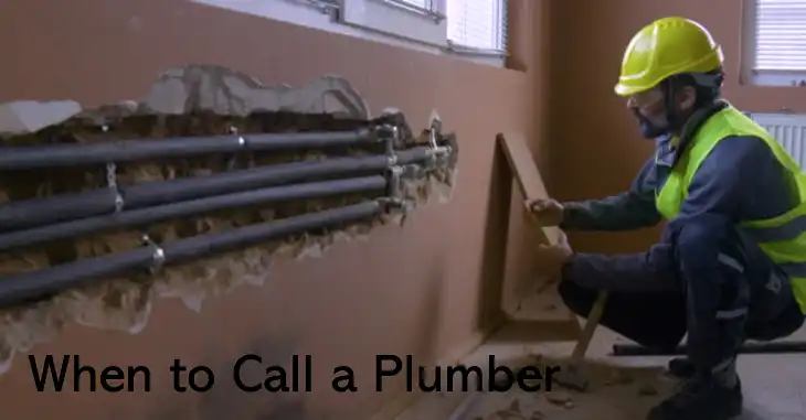 When to Call a Plumber