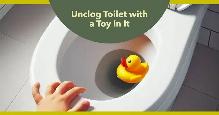 How to Unclog a Toilet with a Toy in It