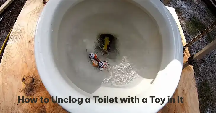 How to Unclog a Toilet with a Toy in It